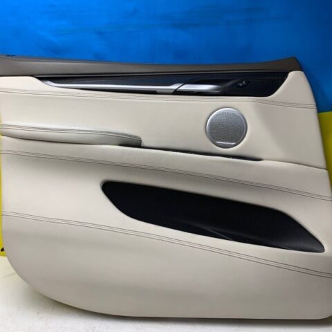 14 15 16 17 BMW X6 F16 Front Left Driver Door Trim Panel Leather OEM
