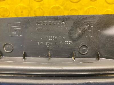 b0a08db30c7793564c0341373cd0d491 19 20 21 ACURA RDX Front Right Door Gap Seal Fender Trim OEM 72336-TJB-A01