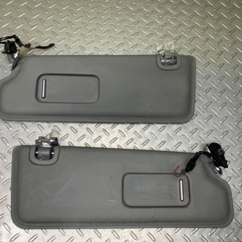 05 06 07 Bentley Continental GT Sun Visor Sunvisor Set OEM 3W0857551 3W0857552