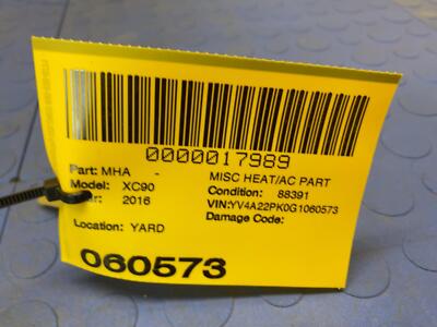 b23c71f74c339cf0acb5bf4bdba55ae7 16 VOLVO XC90 Climate HVAC Motor Actuator OEM EH620003