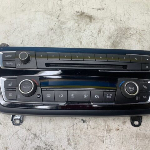16 15 BMW 430I F32 Coupe CD Radio A/C Climate Control Heated Seat Control Switch