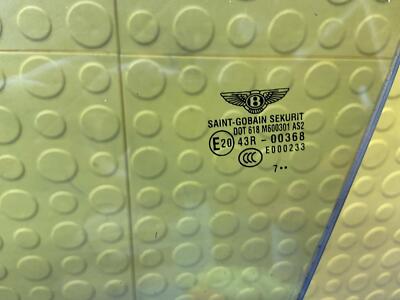 b538ea6735f027630c501436fec1e15f 06 07 08 09 BENTLEY Continental GT Coupe Front Left Door Window OEM 3W8845021B