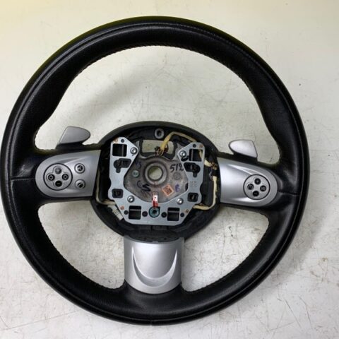 07 08 09 10 11  Mini Cooper Clubman S R55 Steering Wheel Black Leather OEM