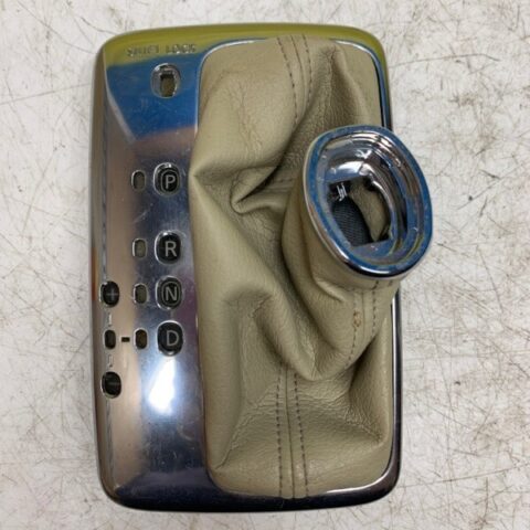 06 07 08 09 10 Infiniti M35 M45 Shift Shifter Knob Trim Bezel Cover Leather OEM