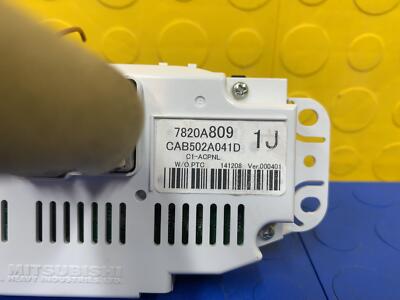 b7aa9184031941dac01fe61c6ef5b313 13 14 15 MITSUBISHI LANCER Heater A/C Control OEM 7820A809