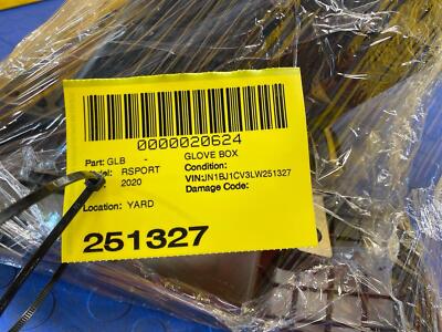 bde8f80d9e2461e4306bf4617de2c258 20 21 22 NISSAN ROGUE SPORT Glove Box Compartment Storage OEM 68520-6MR0A