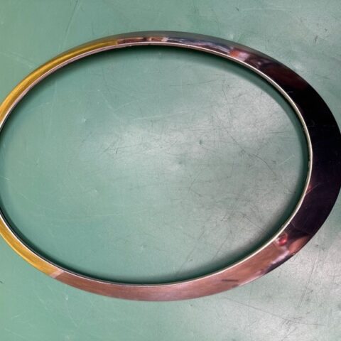 07 08 09 10 Mini Cooper S Clubman Headlight Trim Ring Chrome Left Side OEM