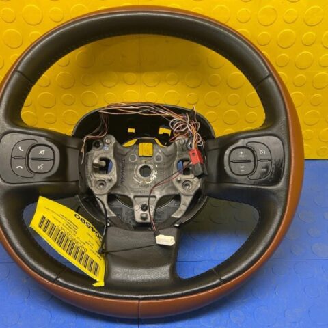 14 15 16 Fiat 500L Steering Wheel Brown Black Leather OEM 5NF54JXWAA