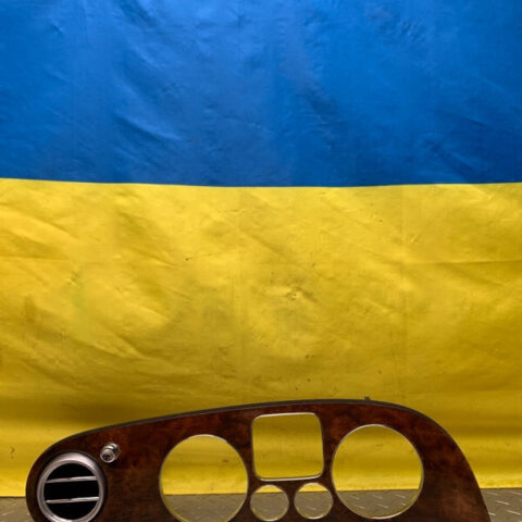 08 07 06 05 Bentley Continental GT Dash Speedometer Wood Trim Panel Air Vent OEM