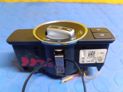 c930e1285eb08a38d4fb7cafe40975c8 10 11 12 MERCEDES E-350 Headlight Fog Light Lamp Switch Control OEM A2125451404