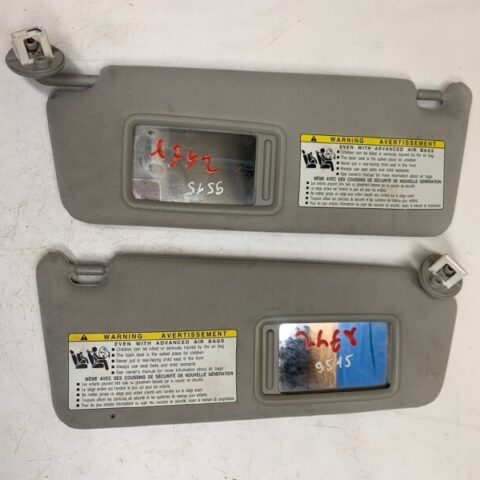 07 08 09 10 Lexus GS300 GS350 Passenger RH & Driver LH Sun Visor SET PAIR OEM