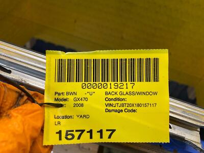 d2f1907b48e11fc190e994dc1eac718b 03 04 05 06 07 08 09 LEXUS GX470 Rear Left Door Glass Window OEM 6811460240