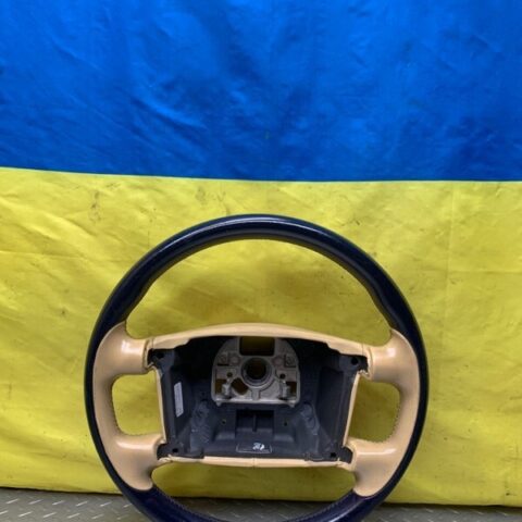 Bentley Continental Flying Spur Steering Wheel Blue Beige Leather 3W0419650P