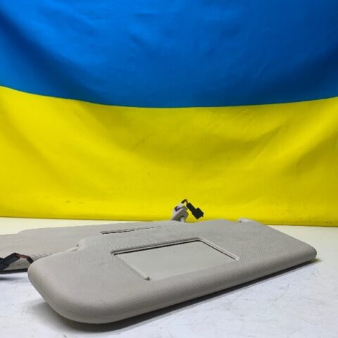 2014 14 Volkswagen CC Left & Right Driver Passenger Side Sun Visor PAIR SET OEM