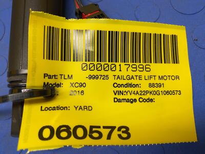 db6bfcf2af96b9ab32581fc83123e558 16 17 18 19 20 21 22 23 VOLVO XC90 Liftgate Power Lift Motor OEM 31457610