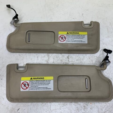 05 06 07 Bentley Continental GT Driver & Passenger LH & RH Side Sun Visor PAIR