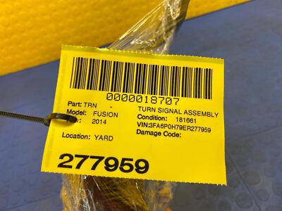 e25b6322141a3c8c83d6796878d1f183 14 15 16 17 18 FORD FUSION Steering Column Combo Switch Assy OEM EG9T14B522ADW