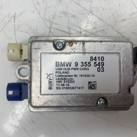 2016 2017 2018 BMW X6 m F16 USB Hub Control Module Unit OEM 84109355549