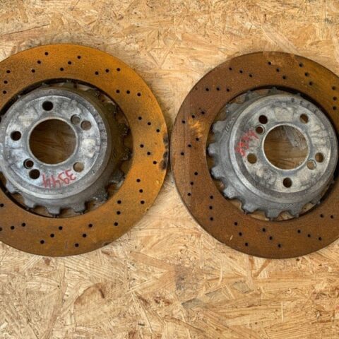 15 16 17 18 BMW X5M X6M F16 Rear Brake Ventilated Disc PAIR SET 385X24 OEM