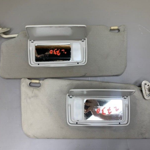 09 10 11 12 13 Acura MDX Passenger & Driver Side Sun Visor Set PAIR OEM