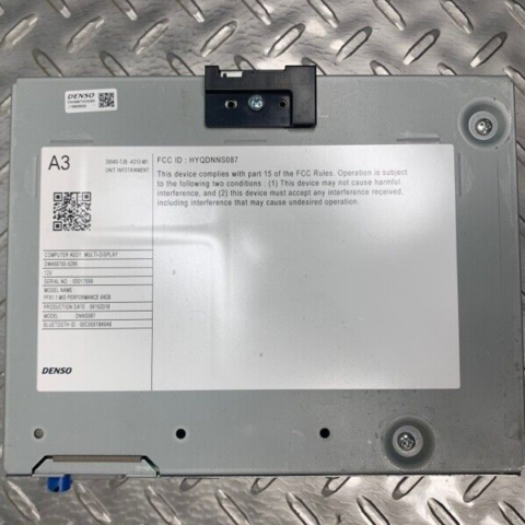 19 20 21 Acura RDX Radio Dash Multimedia Infotainment Control Unit OEM 40K miles