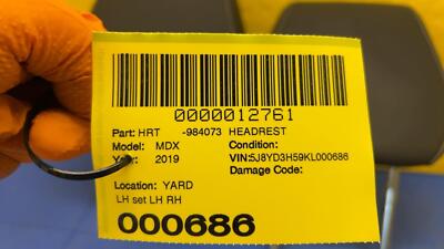 f421d0d851aff0e2b1cc9da60eba17ed 16 17 18 19 20 ACURA MDX Front Headrest Set OEM 81140TZ5A21
