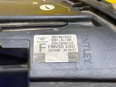 fb61c96f81e8ad0acaaa246f61ffcf29 005 06 07 08 10 11 12 BENTLEY Continental GT Front Left Headlamp OEM 3W1941015T