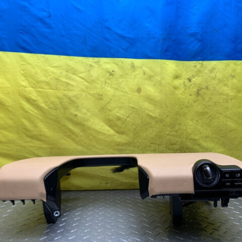 17 18 19 20 21 Porsche Panamera Left Lower Dash Knee Trim Panel Cover Beige OEM