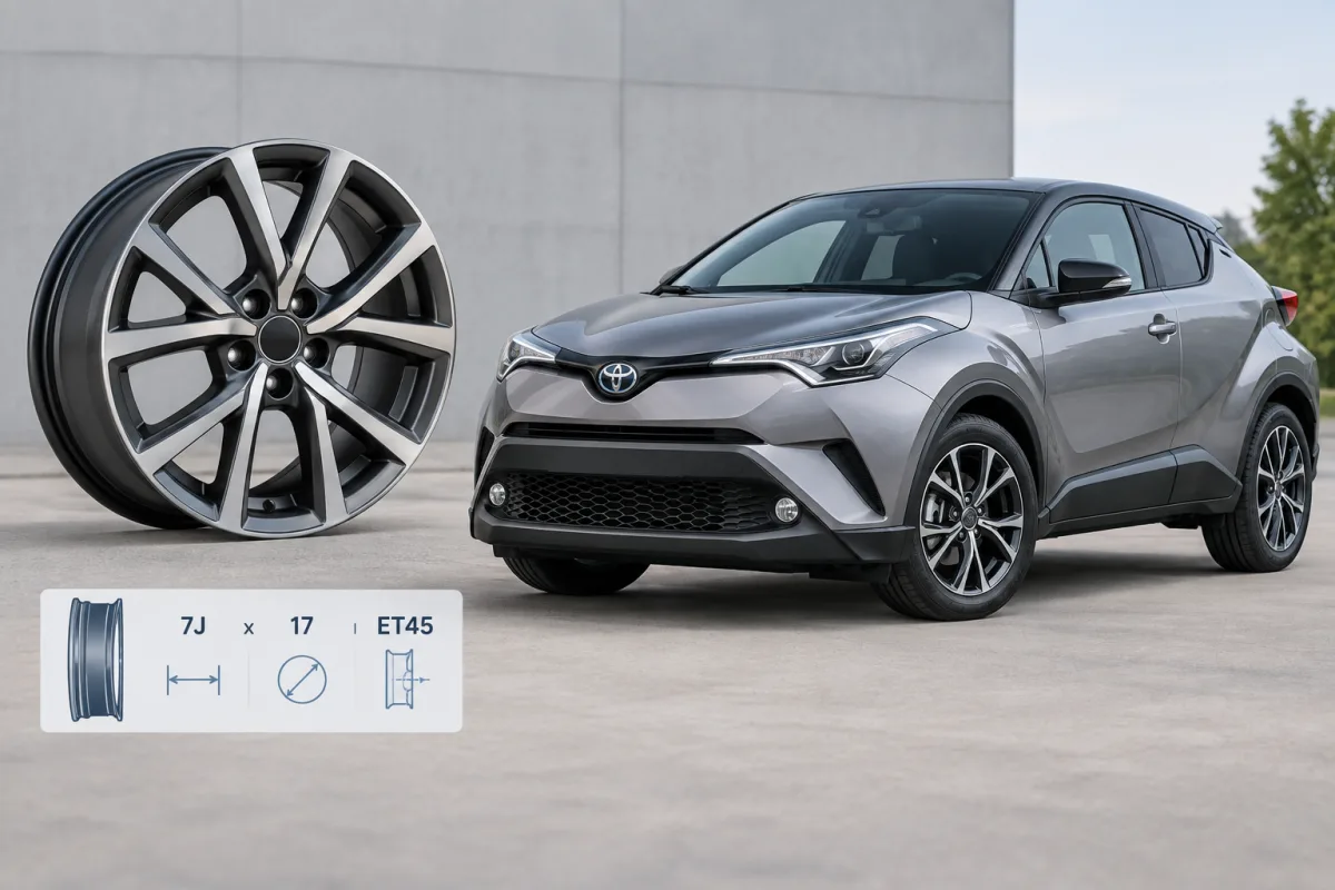 Will 7Jx17 ET45 Wheels Fit a Toyota C-HR?