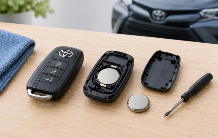 How to Replace a Car Key Battery in a Toyota: Opening and Replacement Guide