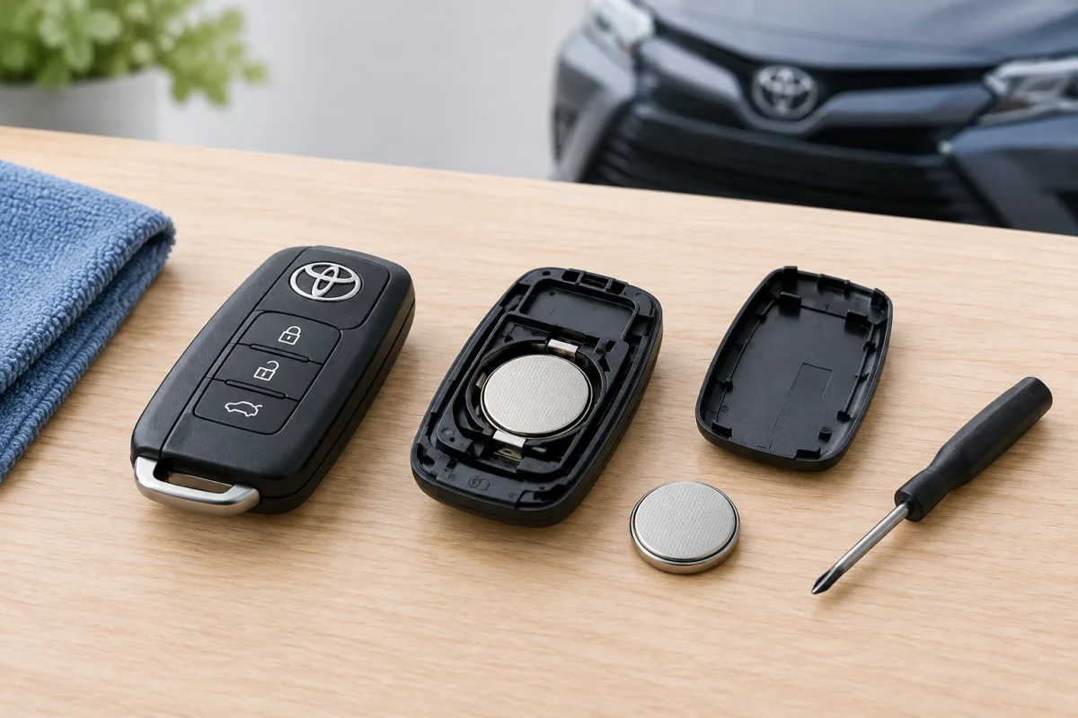 How to Replace a Car Key Battery in a Toyota: Opening and Replacement Guide