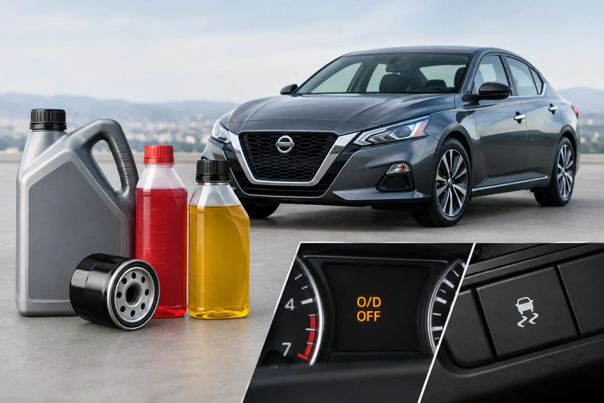 Nissan Altima Oil, Transmission Fluid, O/D OFF, and VDC Explained