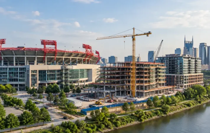What Are They Building Next to Nissan Stadium?