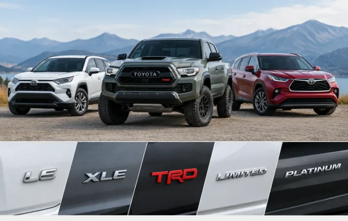 Toyota Trim Levels and Performance Badges Explained