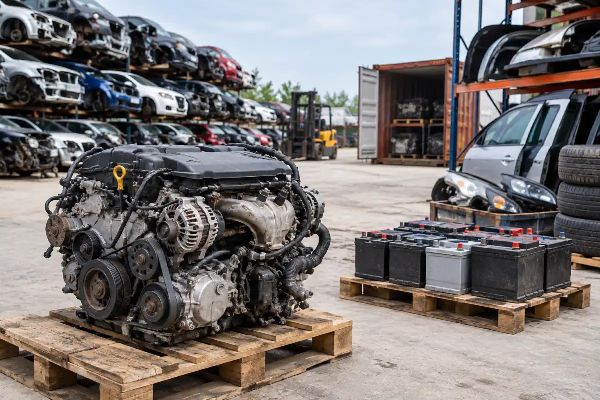 What Parts Do Junk Yards Have? Engines, Batteries, Shipping and Buying Policies